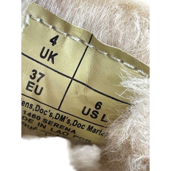 Dr. Martens Womans Brown Faux Leather Fur Lined Ankle Boots Size 6L SKU 8728 - Picture 13 of 16